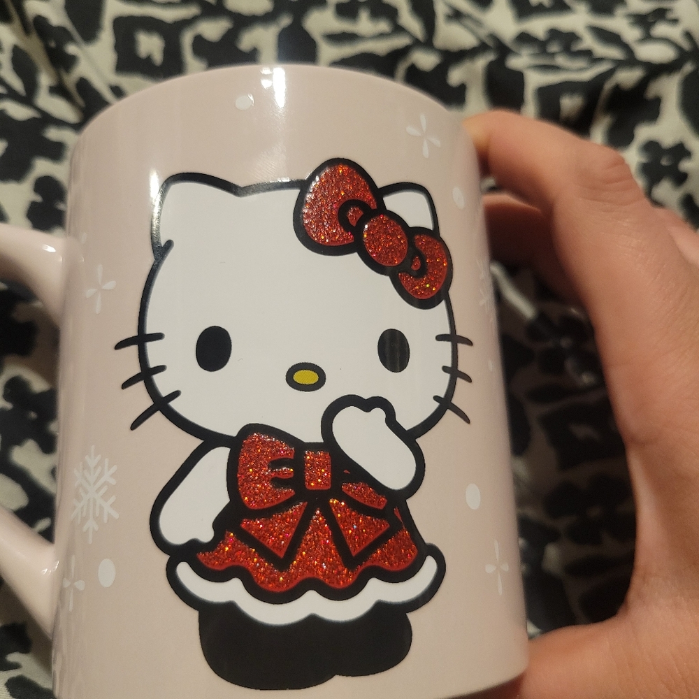 Hello Kitty Mug with Red Bow